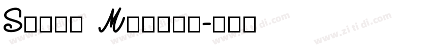 Sweet Manika字体转换